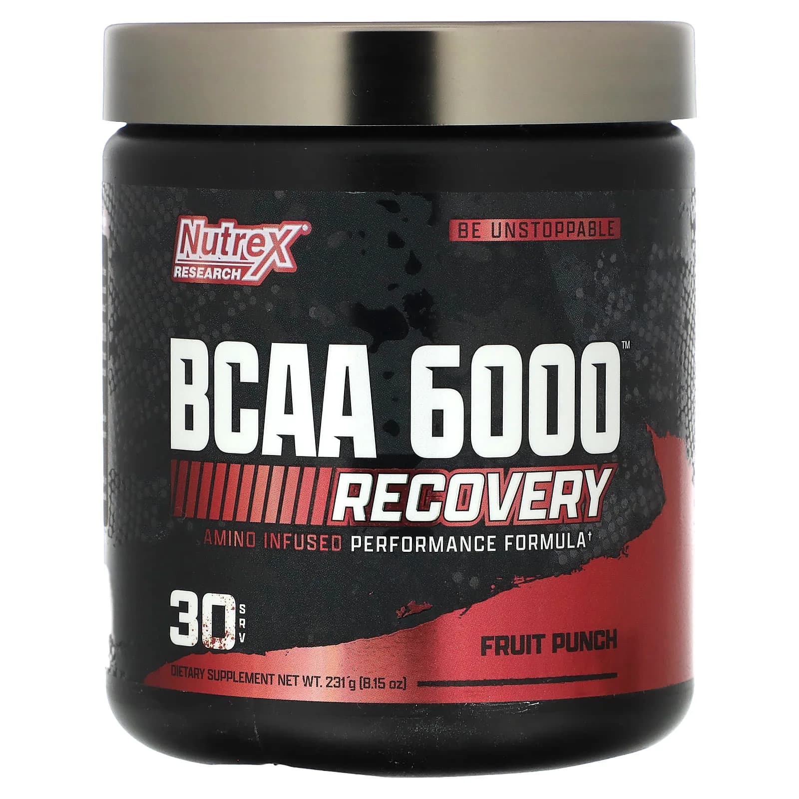 Nutrex BCAA 6000, ხილის პუნში, 30 პორცია, Nutrex