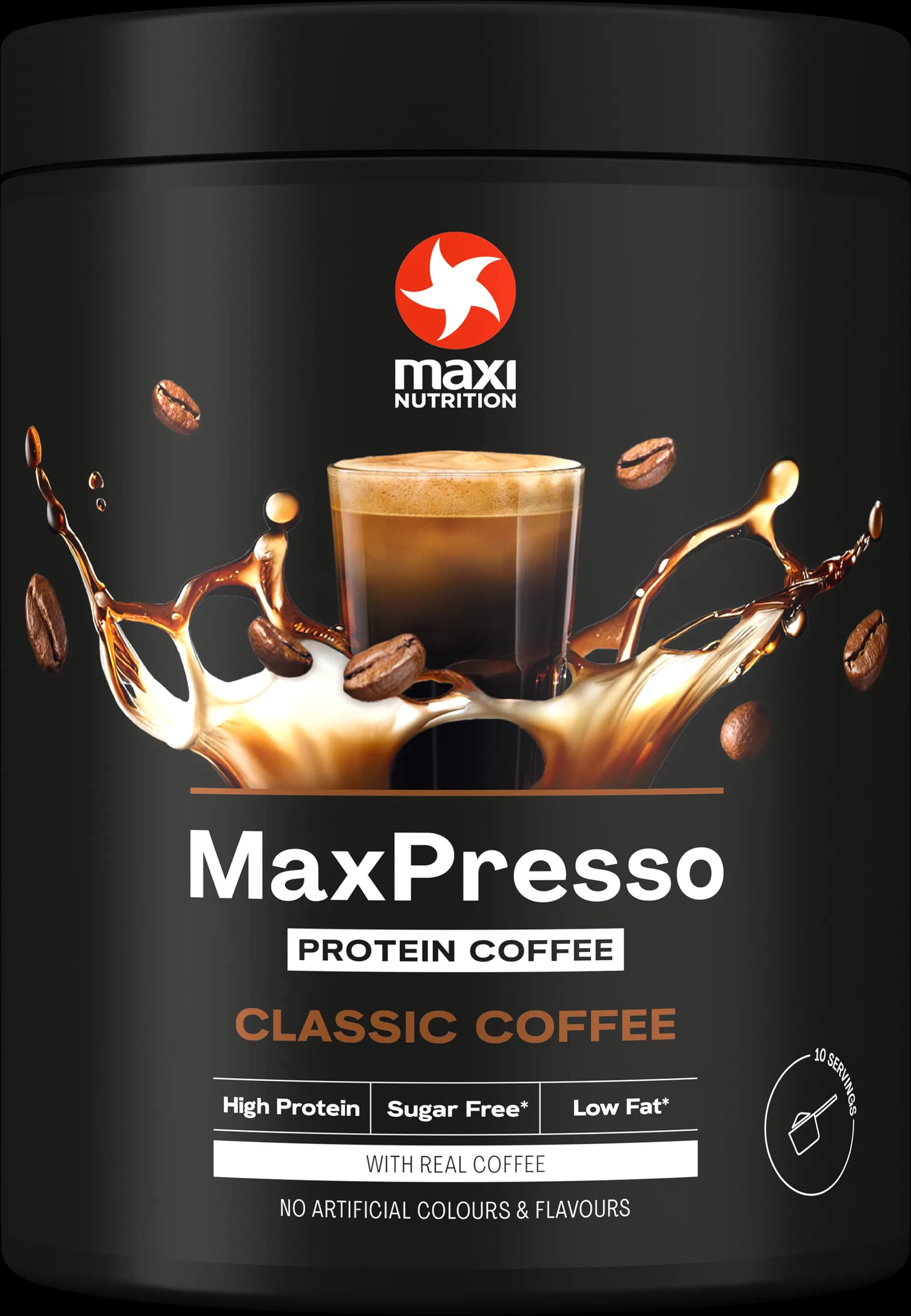 Maxi Nutrition MaxPresso პროტეინის ყავა, კლასიკური - Maxi Nutrition | FitShop.ge