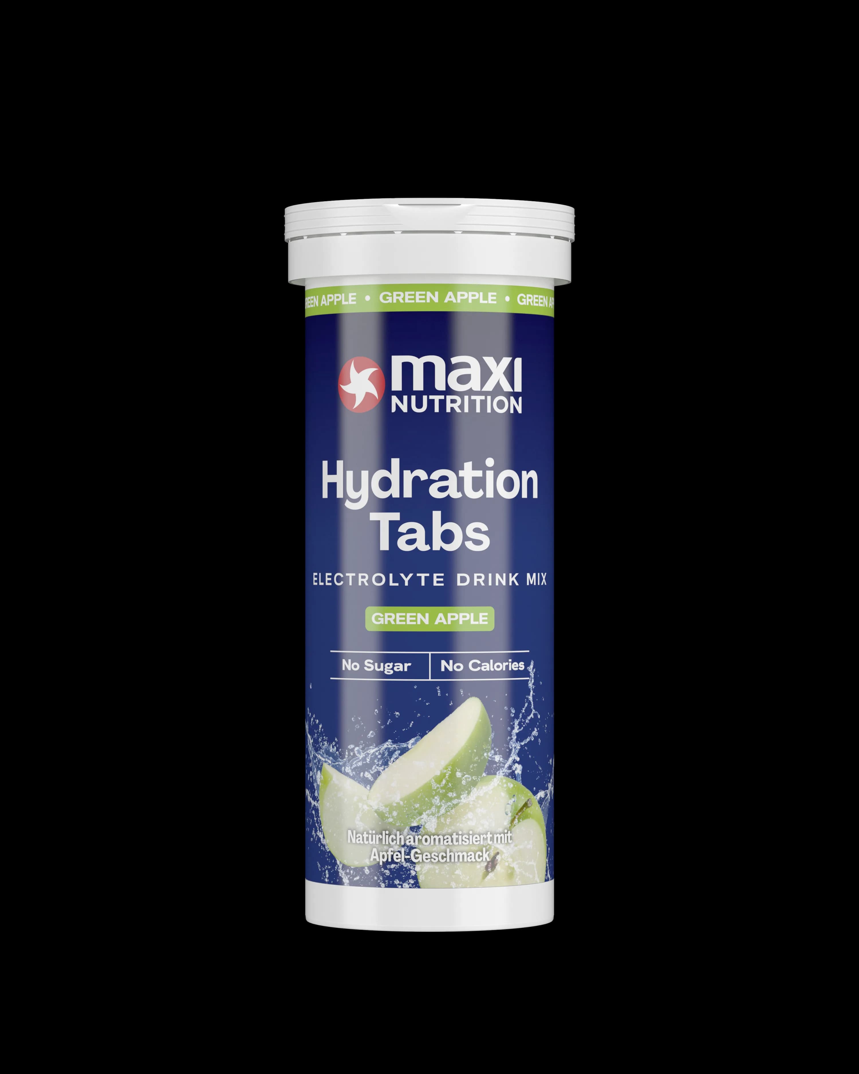Maxi Nutrition Hydration Tabs ელექტროლიტები, მწვანე ვაშლი - Maxi Nutrition | FitShop.ge