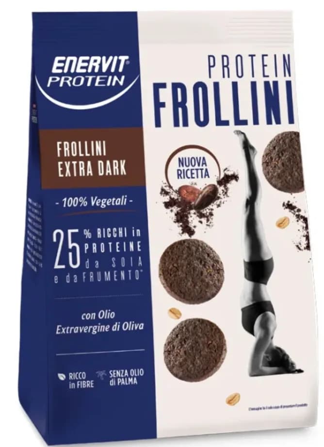 Enervit Protein Frollini პროტეინის ორცხობილა, ექსტრა მუქი კაკაო - Enervit | FitShop.ge