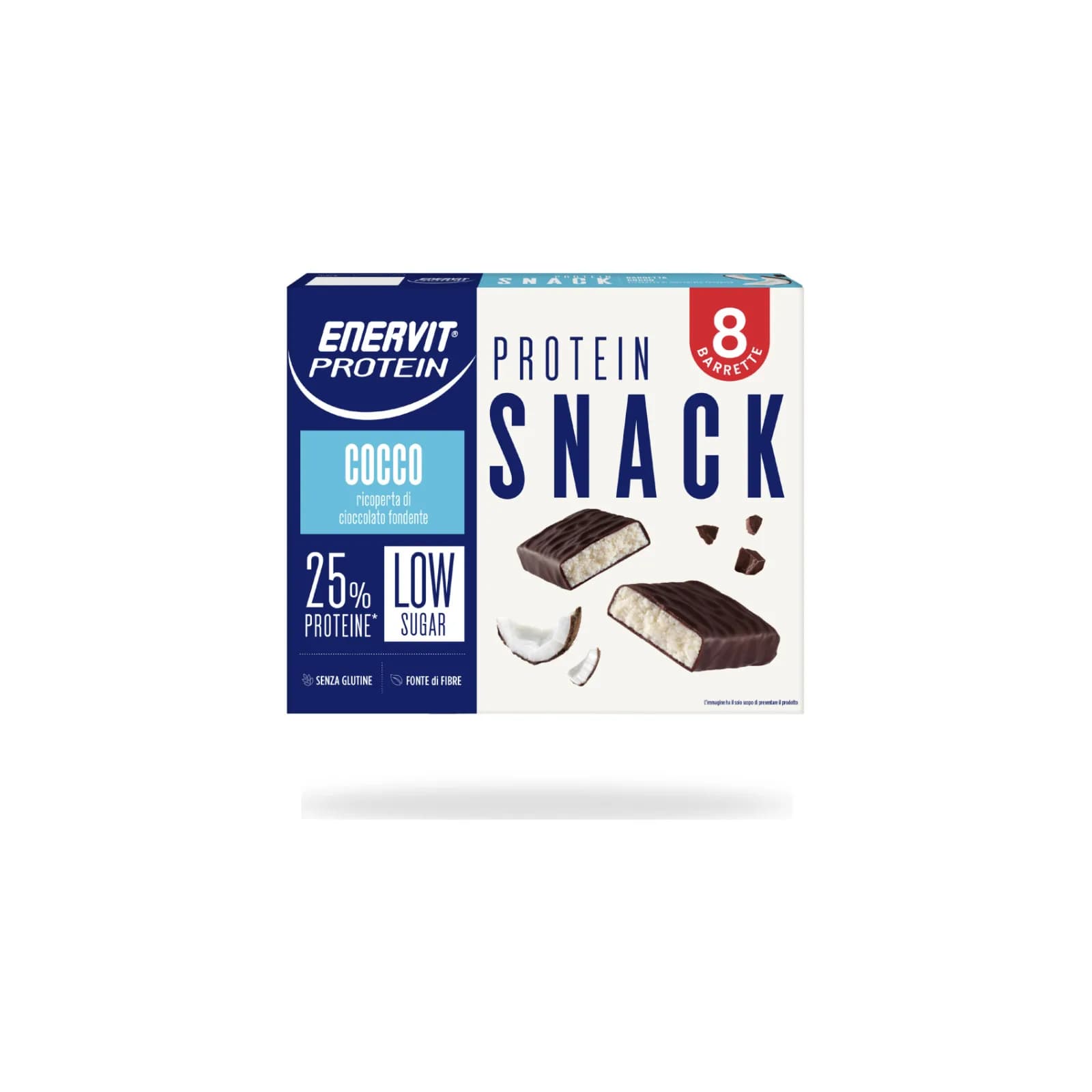 Enervit Protein Snack Low Sugar პროტეინის ბატონი, ქოქოსი - Enervit | FitShop.ge