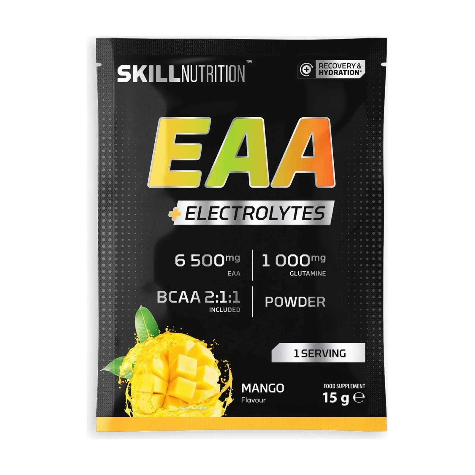 Skill Nutrition EAA და ელექტროლიტები, მანგო, 15 გ - Skill Nutrition | FitShop.ge