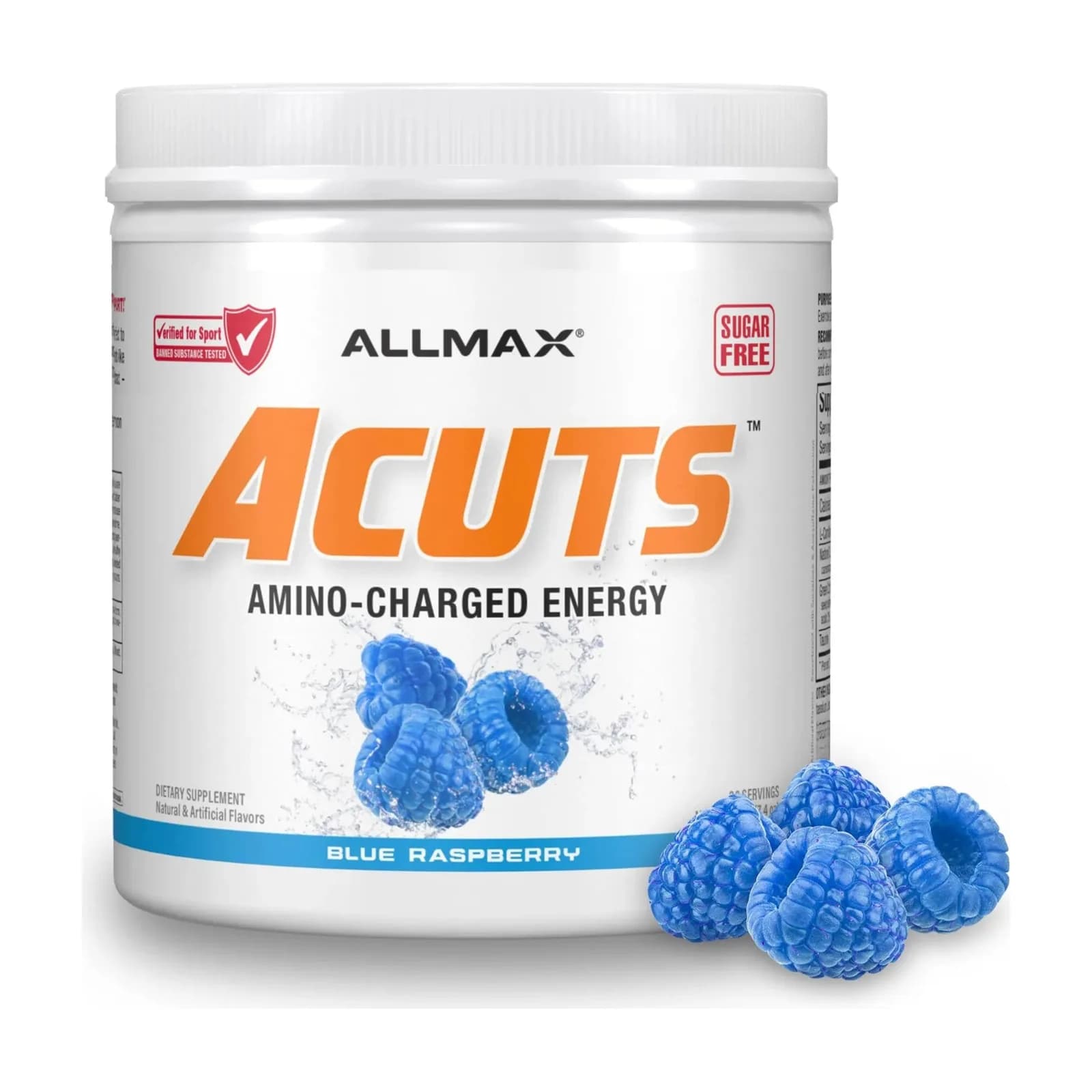 AllMax AminoCuts, ლურჯი ჟოლო, 30 პორცია - AllMax | FitShop.ge