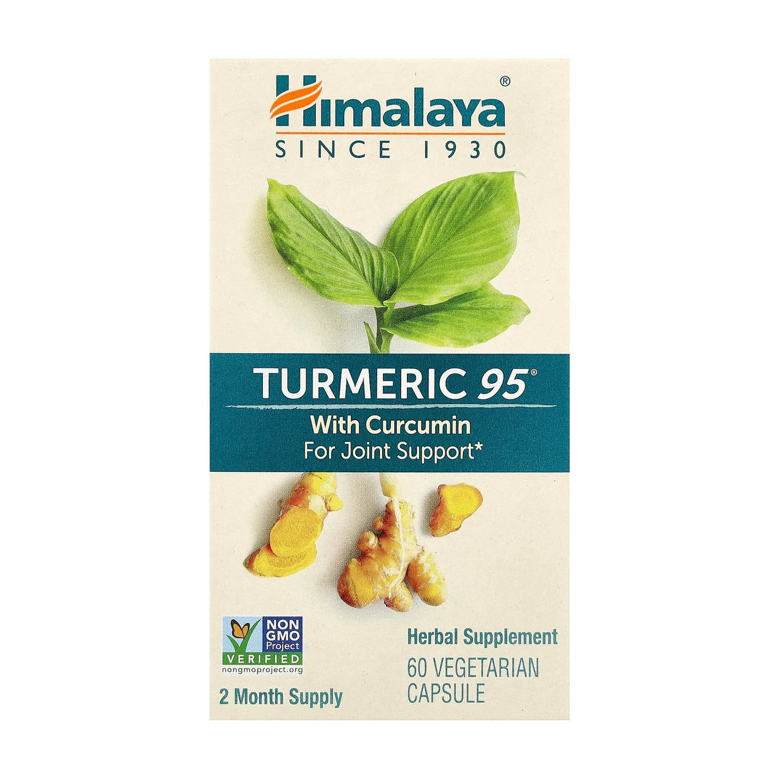 Himalaya Turmeric 95 ქურქუმა კურკუმინით, 60 კაფსულა - Himalaya | FitShop.ge