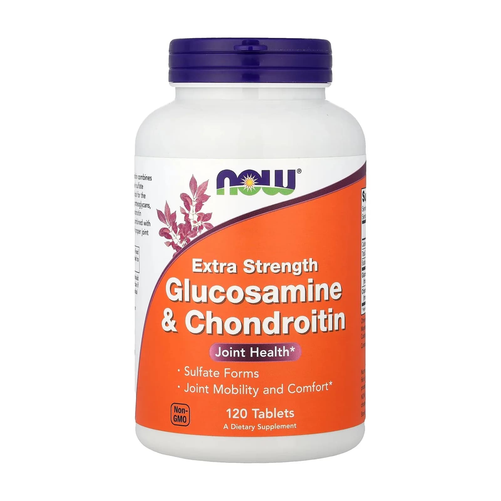 NOW Foods გლუკოზამინი და ქონდროიტინი, გაძლიერებული ფორმულა, 120 ტაბლეტი - NOW Foods | FitShop.ge