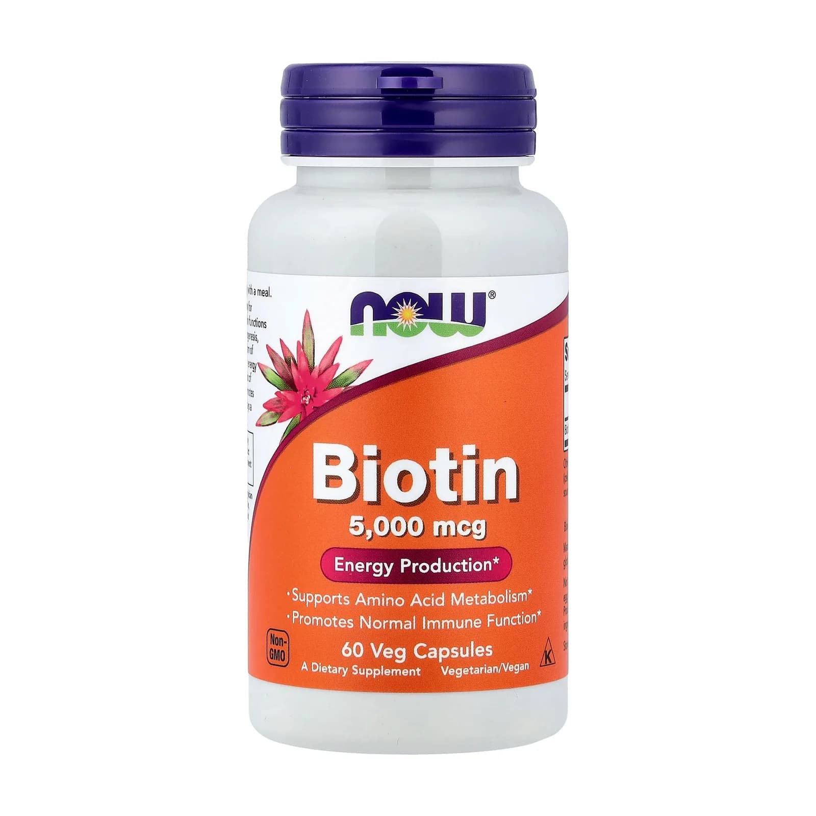 NOW Foods ბიოტინი 5000 მკგ - NOW Foods | FitShop.ge