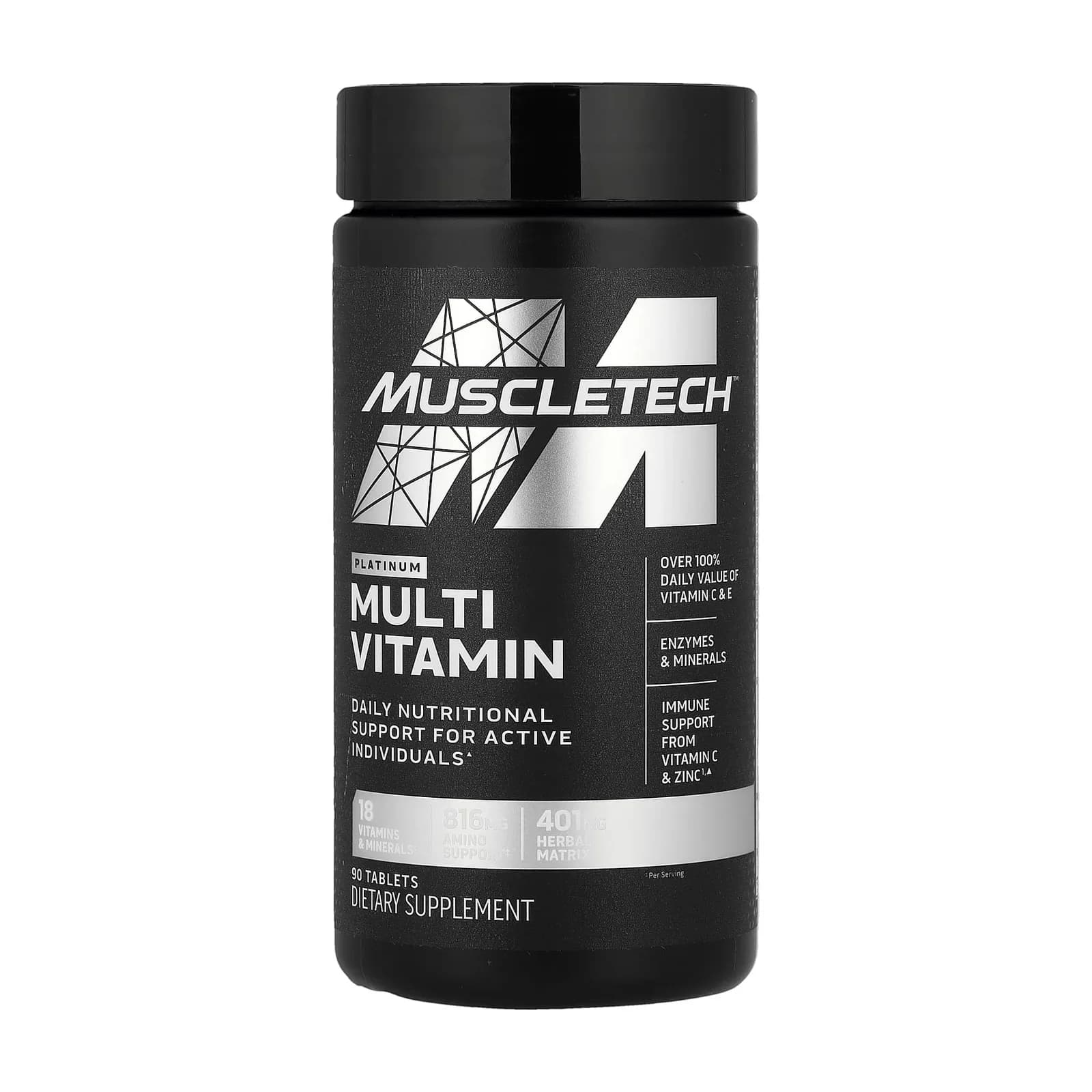 MuscleTech Platinum მულტივიტამინი, 90 ტაბლეტი - MuscleTech | FitShop.ge