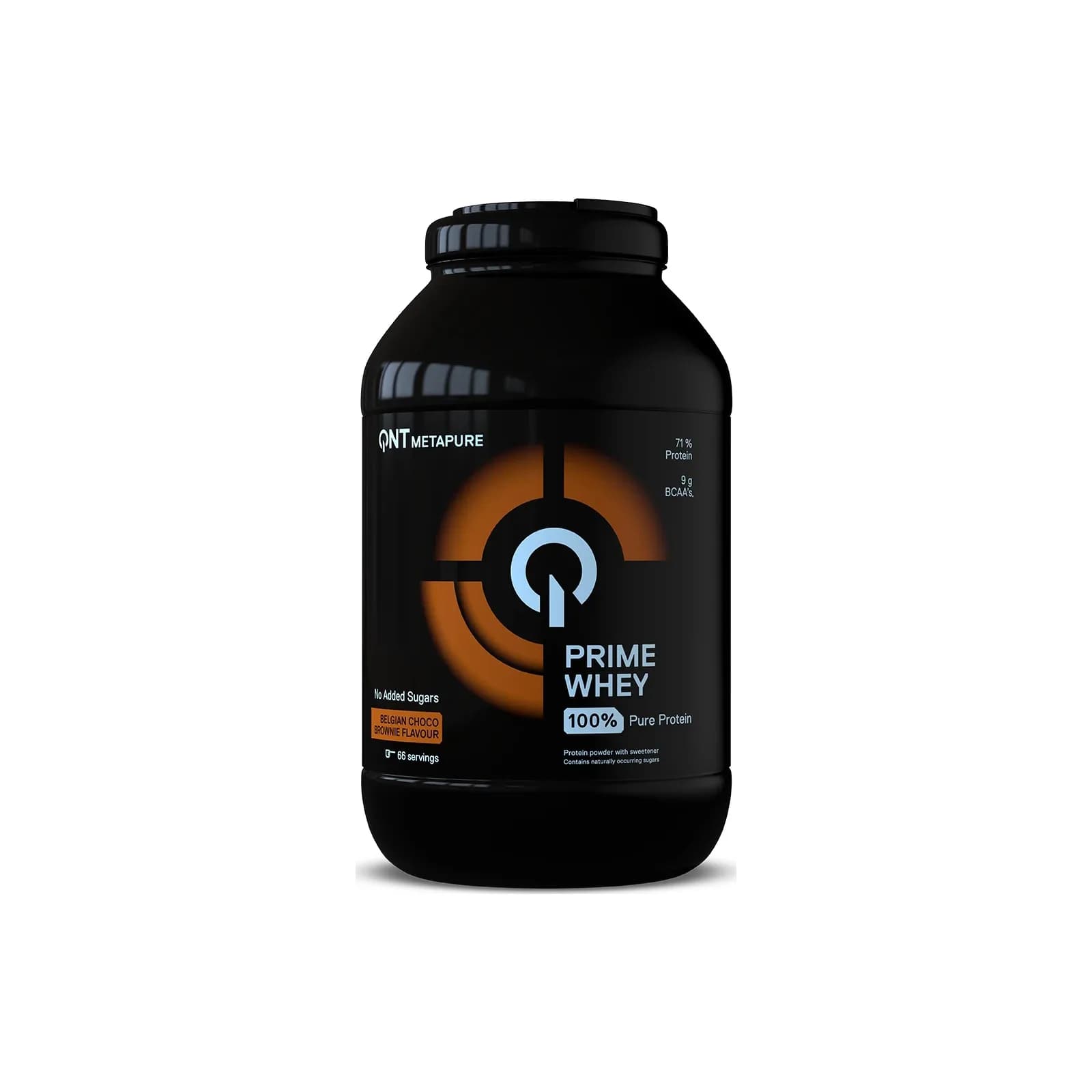 QNT Prime Whey ვეი პროტეინი, ბელგიური შოკოლადის ბრაუნი, 2 კგ, QNT