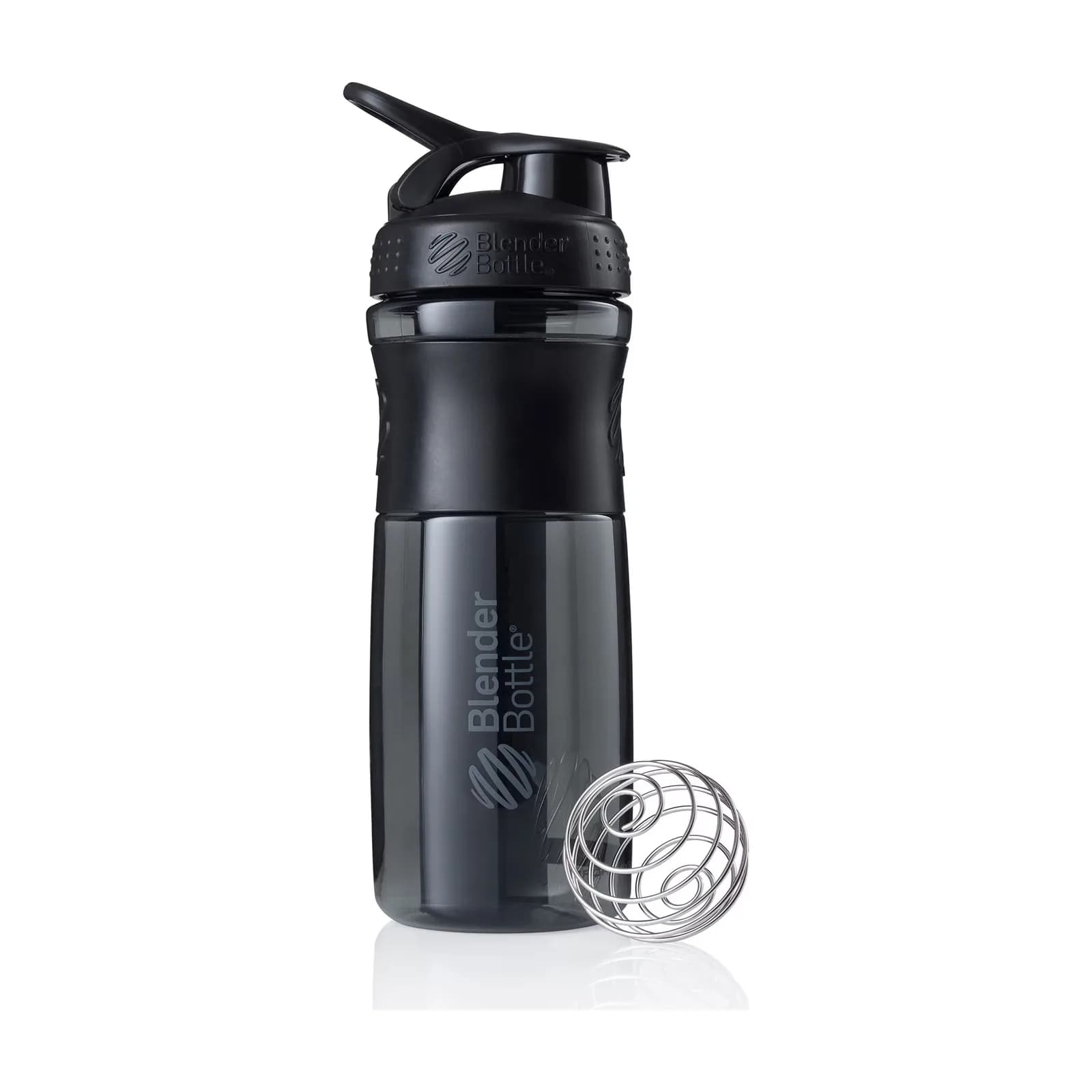 BlenderBottle SportMixer შეიკერი, შავი, 820 მლ, BlenderBottle