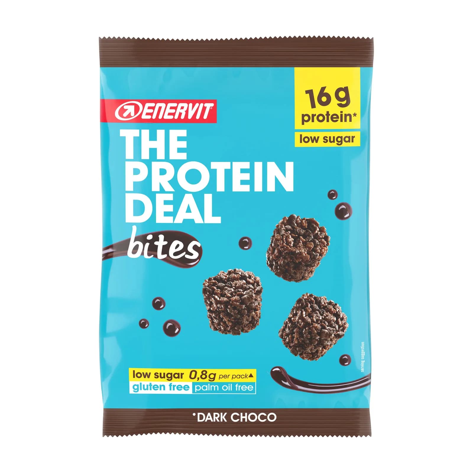 Enervit The Protein Deal პროტეინის ლუკმები, მუქი შოკოლადი - Enervit | FitShop.ge