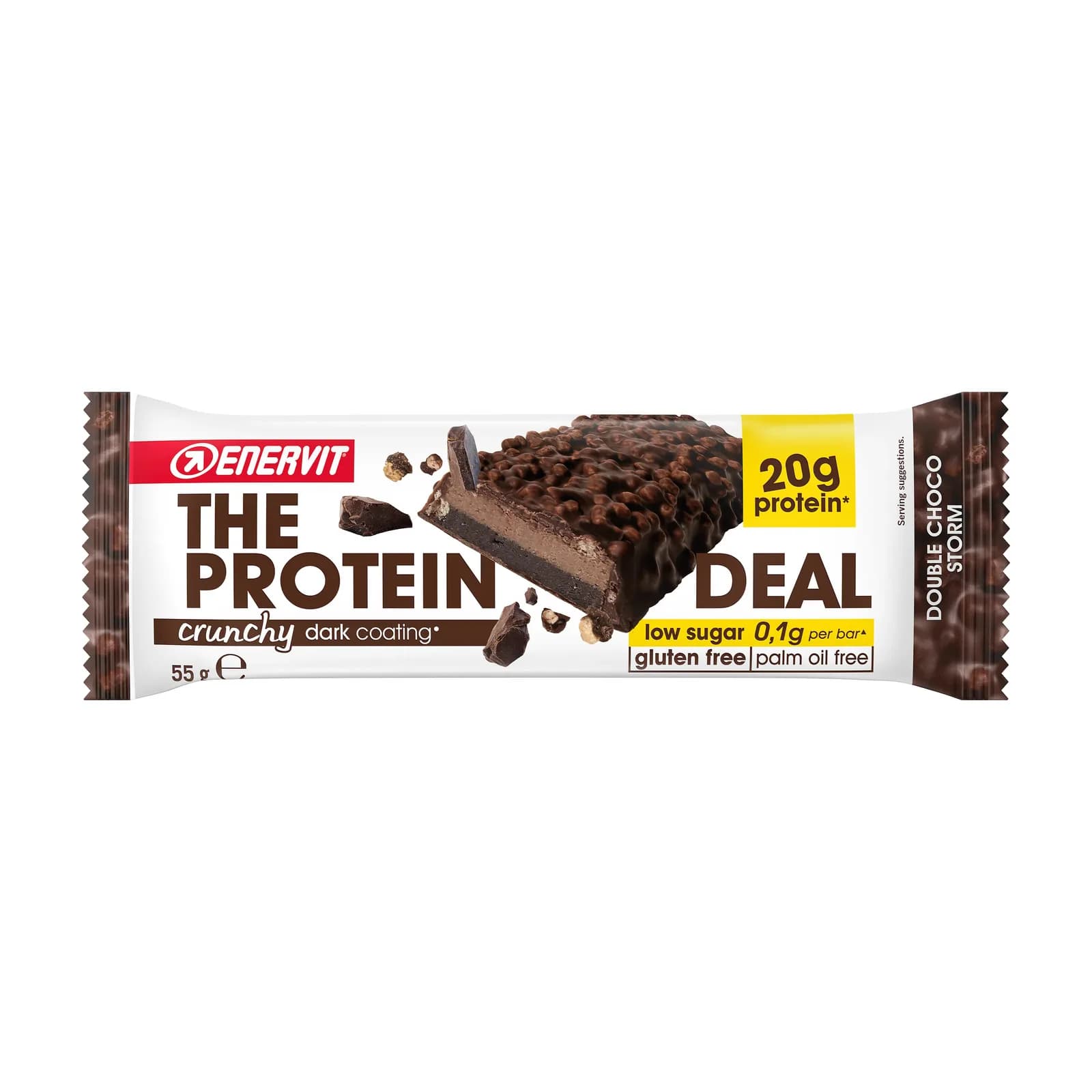 Enervit The Protein Deal პროტეინის ბატონი, ხრაშუნა ორმაგი შოკოლადი - Enervit | FitShop.ge