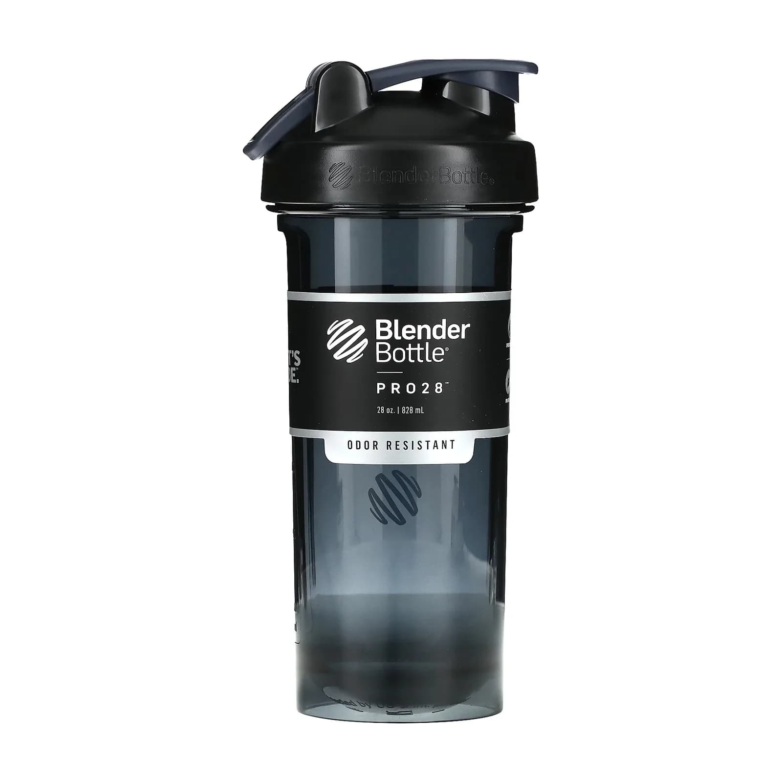 BlenderBottle Pro28 შეიკერი, შავი, 820 მლ, BlenderBottle