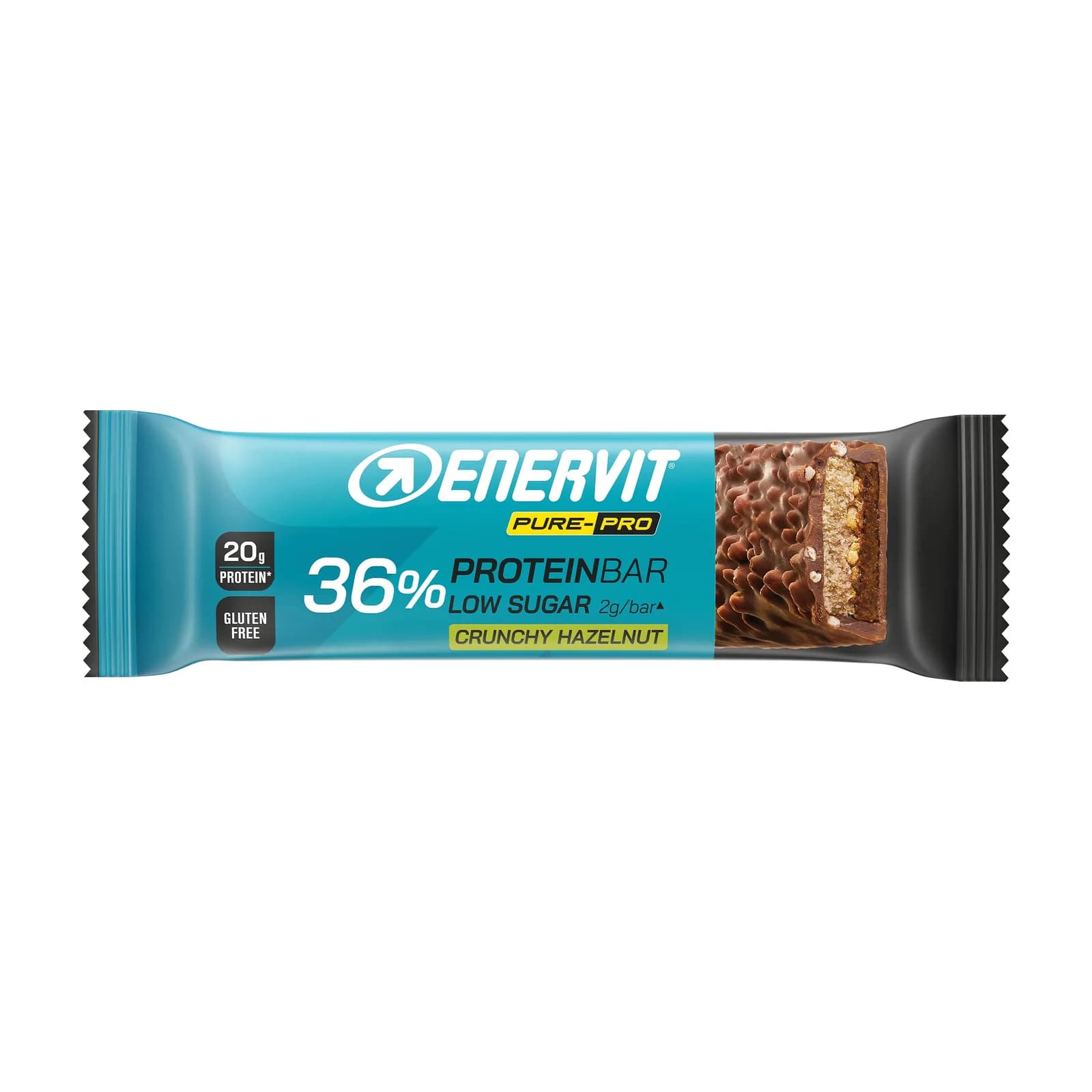 Enervit Pure-PRO 36% პროტეინის ბატონი, ხრაშუნა თხილი - Enervit | FitShop.ge