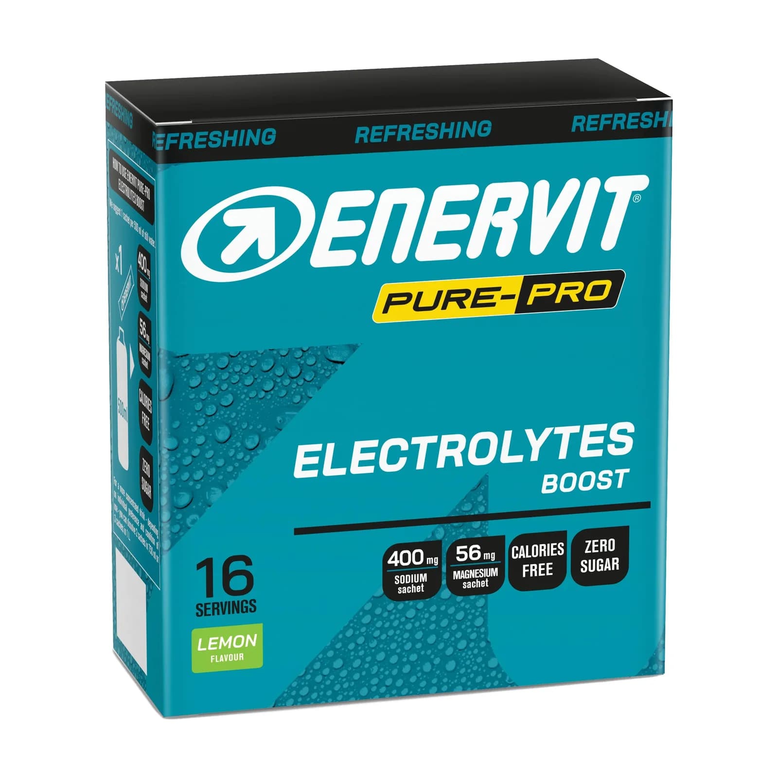 Enervit Pure-PRO Electrolytes Boost ელექტროლიტები, მარილიანი გემო - Enervit | FitShop.ge