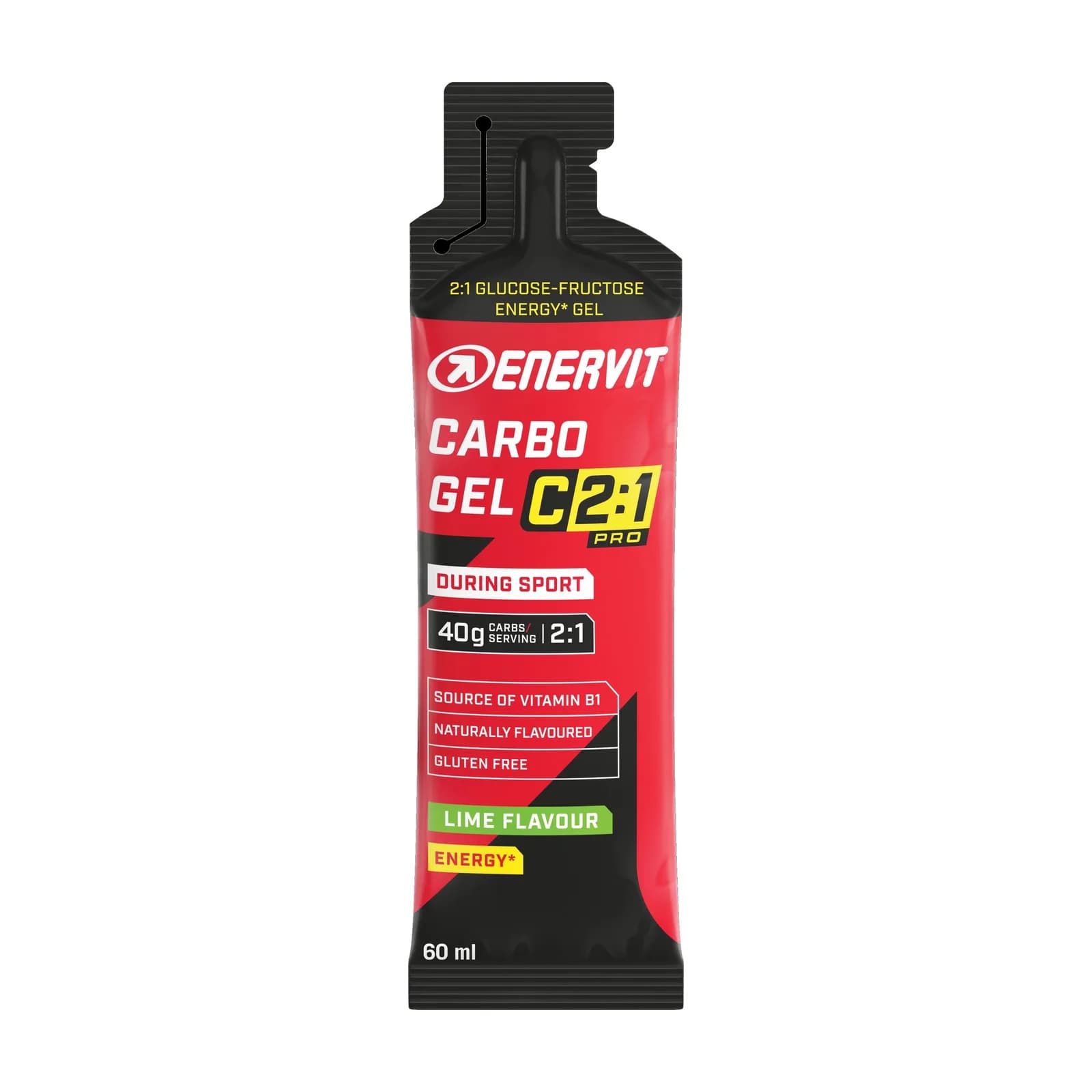 Enervit C2:1PRO Carbo Gel ენერგეტიკული გელი, ლაიმი - Enervit | FitShop.ge