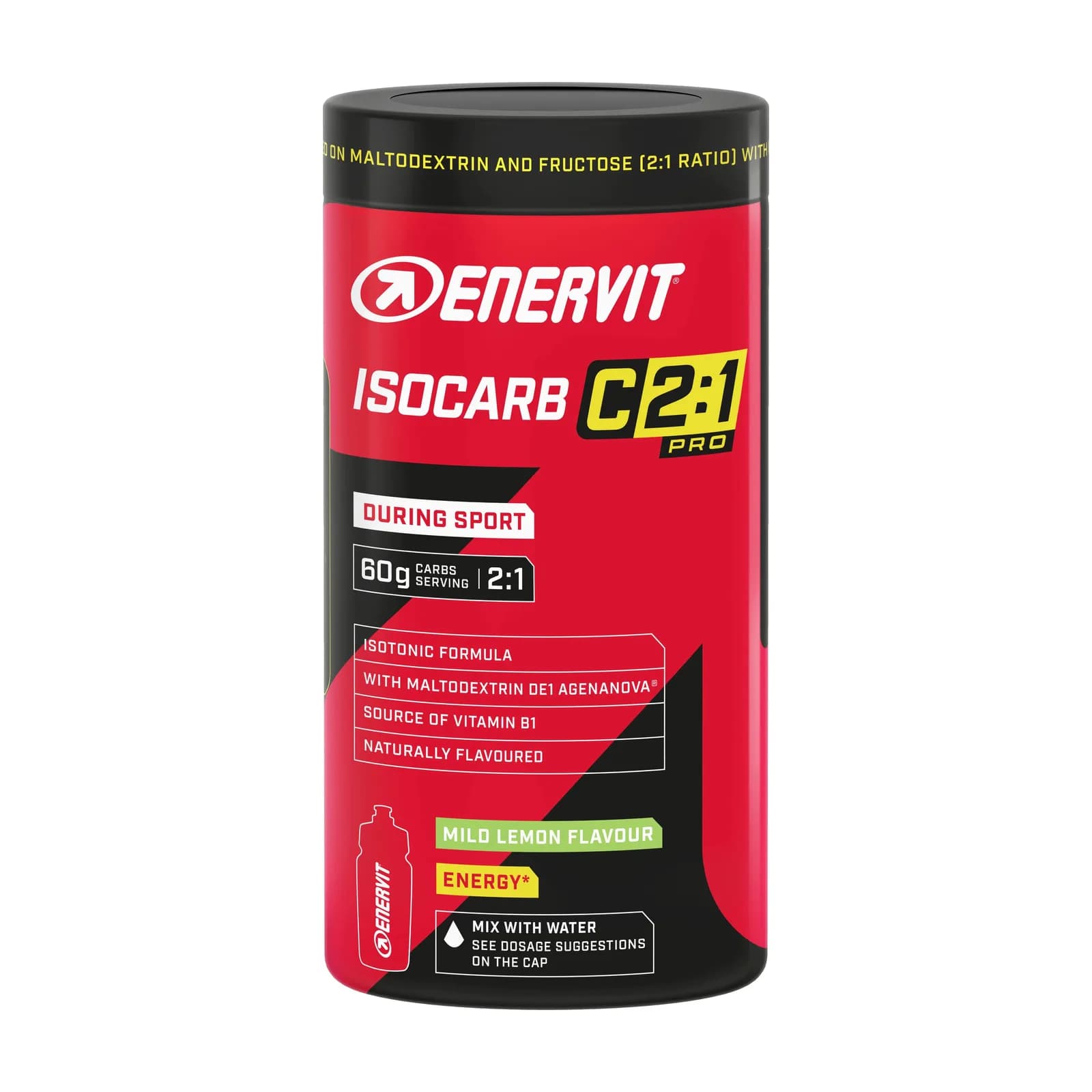 Enervit C2:1PRO Isocarb ნახშირწყლოვანი სასმელი, ლიმონი, ქილა - Enervit | FitShop.ge
