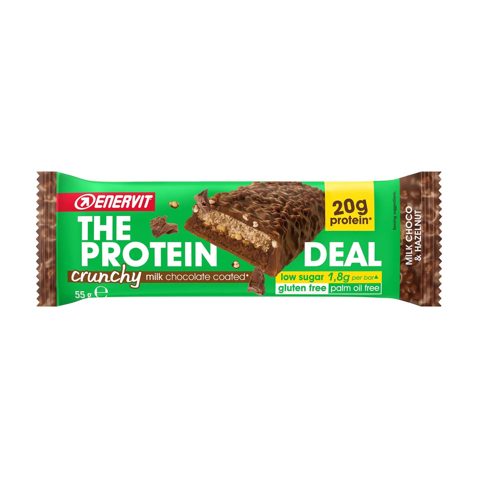 Enervit The Protein Deal პროტეინის ბატონი, ხრაშუნა თხილი - Enervit | FitShop.ge