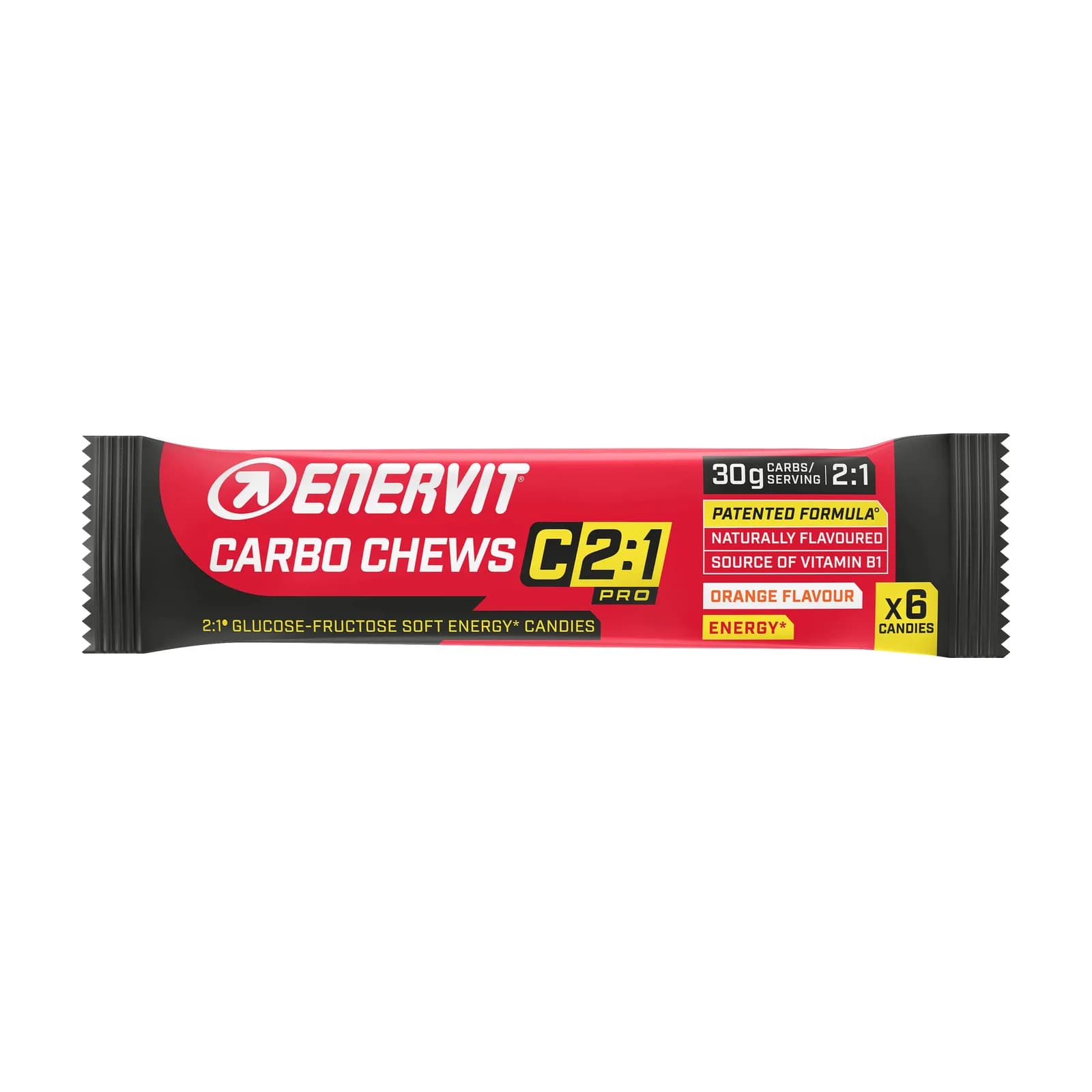 Enervit C2:1PRO Carbo Chews ენერგეტიკული საღეჭი კანფეტები, ფორთოხალი - Enervit | FitShop.ge