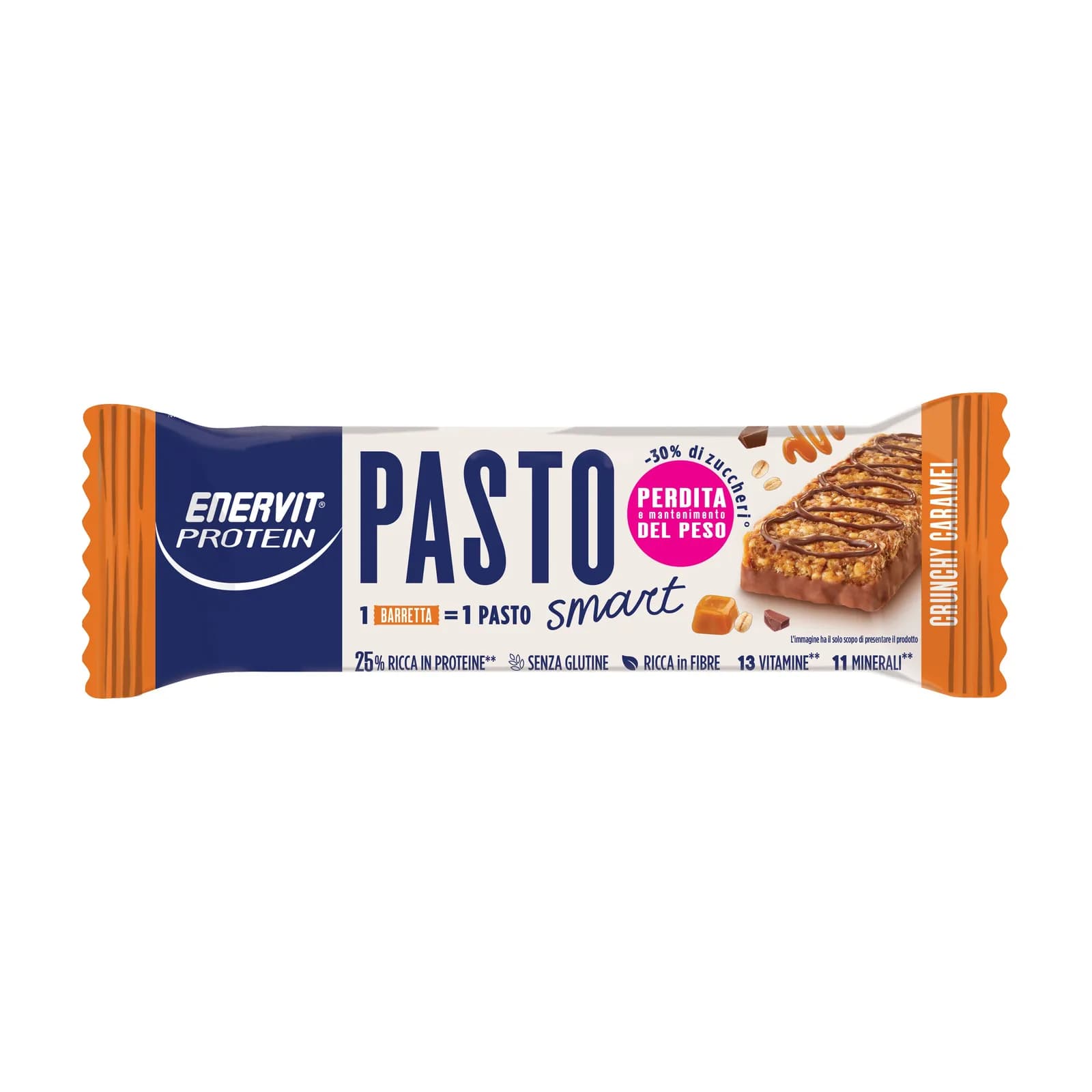 Enervit Protein Pasto საკვების შემცვლელი ბატონი, ხრაშუნა კარამელი - Enervit | FitShop.ge