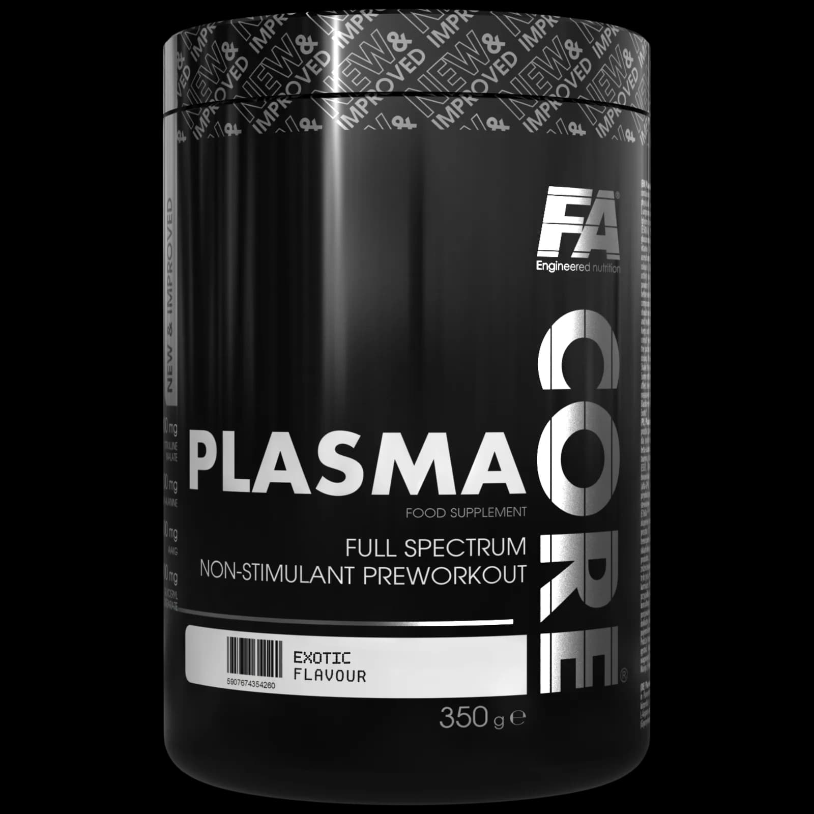 FA Core Plasma ვარჯიშამდელი კომპლექსი, ეგზოტიკური ხილი, 350 გ, FA Nutrition