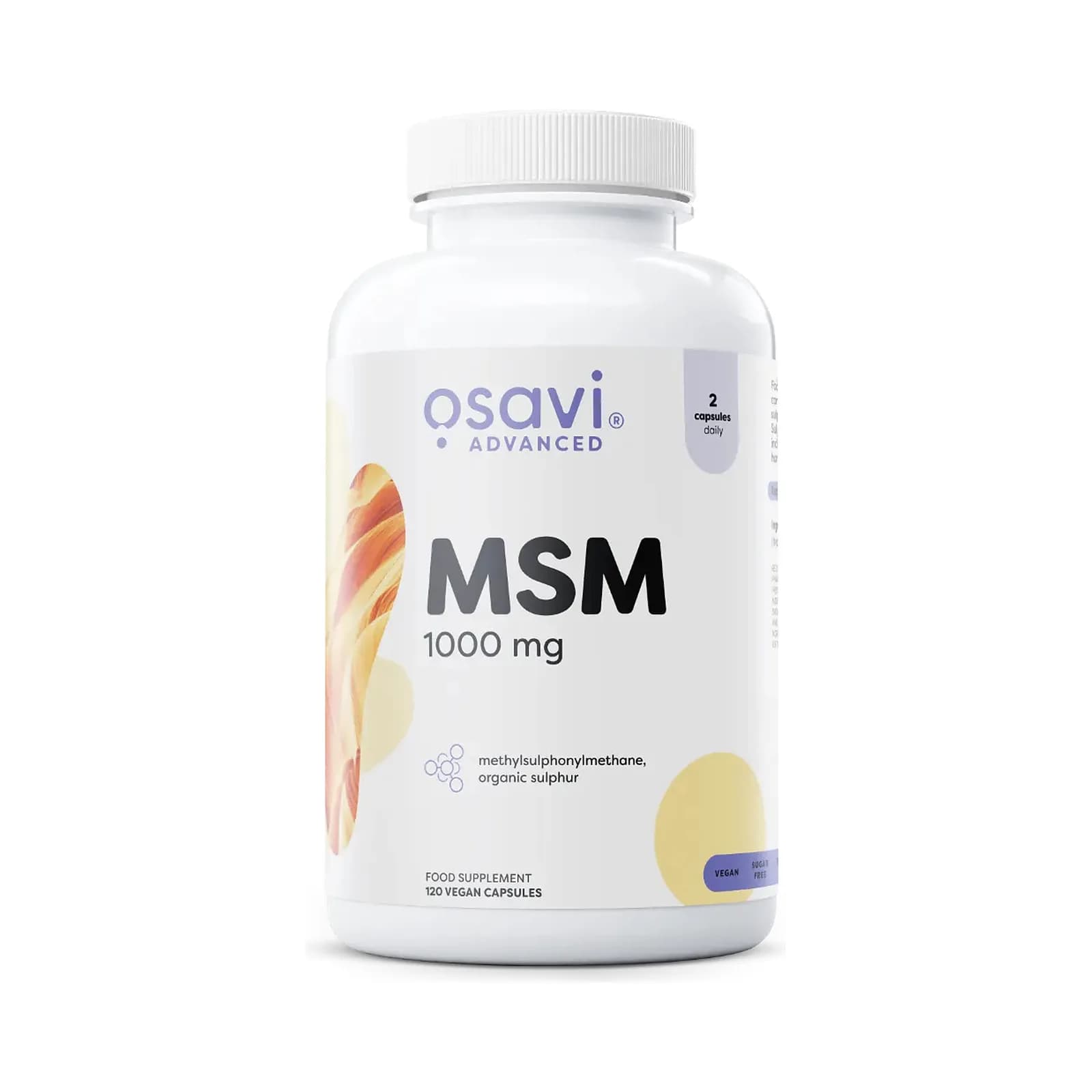 Osavi MSM 1000 მგ, 120 ვეგეტარიანული კაფსულა - Osavi | FitShop.ge