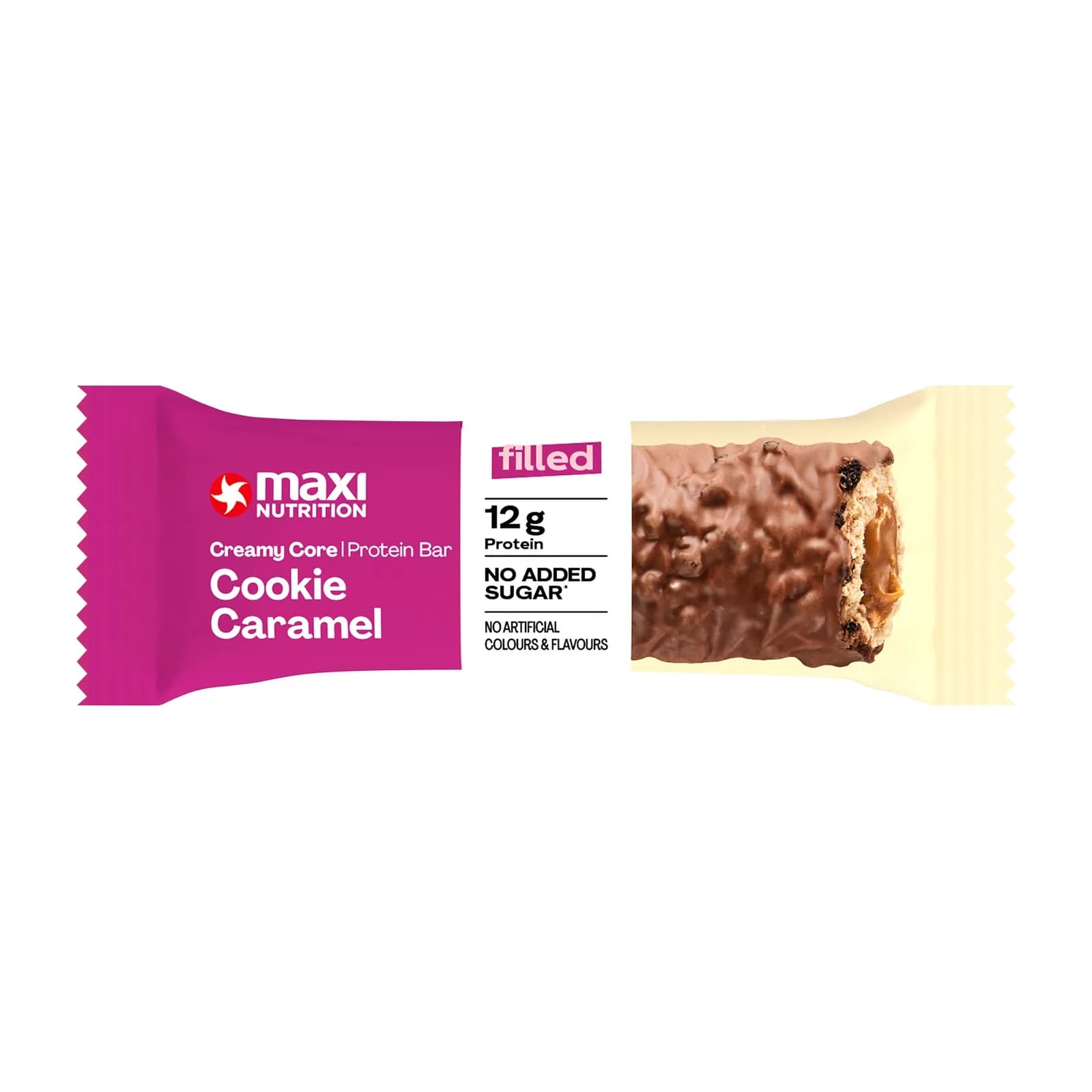 Maxi Nutrition Creamy Core პროტეინის ბატონი, ორცხობილა და კარამელი - Maxi Nutrition | FitShop.ge