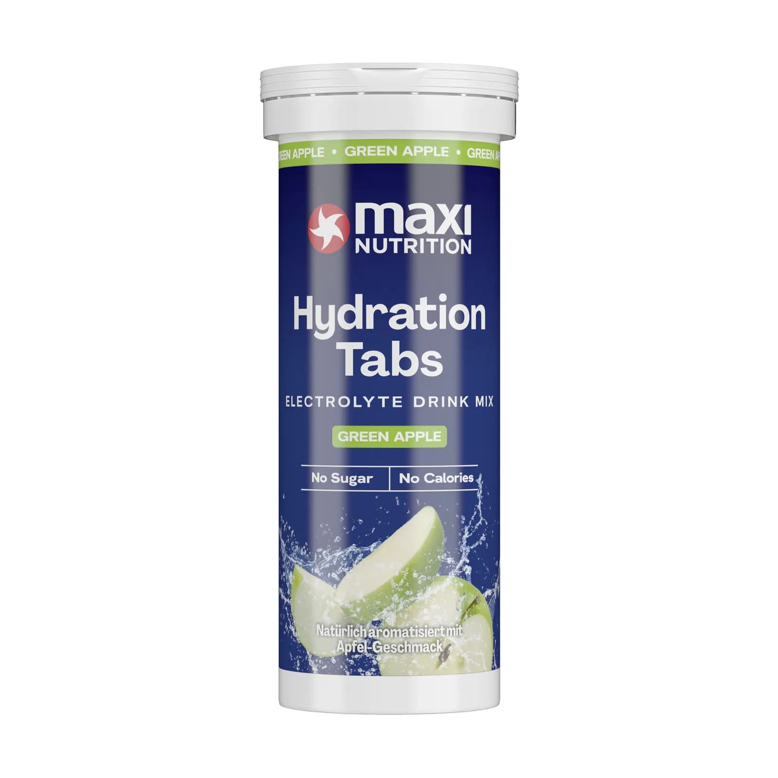 Maxi Nutrition Hydration Tabs ელექტროლიტები, მწვანე ვაშლი - Maxi Nutrition | FitShop.ge