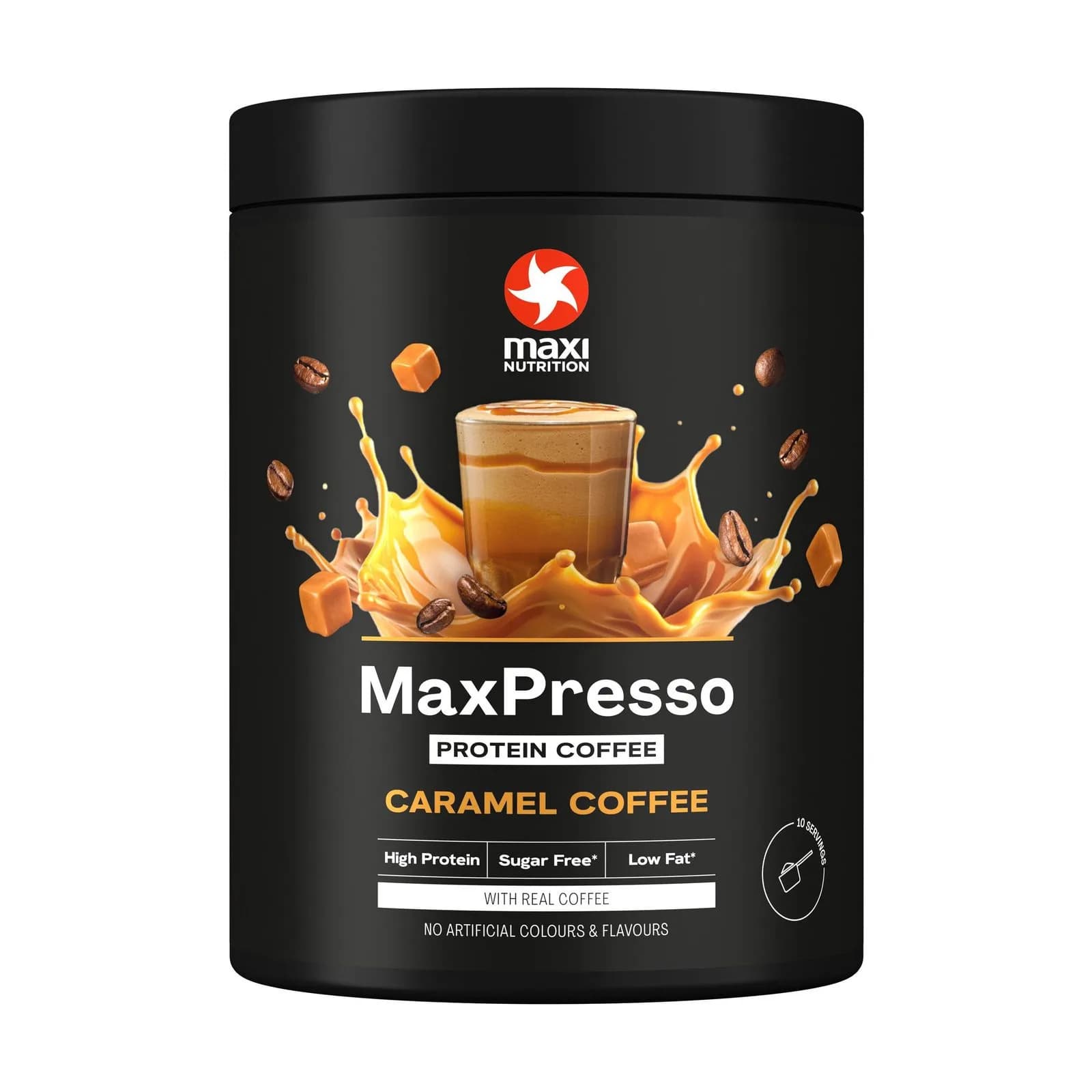 Maxi Nutrition MaxPresso პროტეინის ყავა, კარამელი - Maxi Nutrition | FitShop.ge