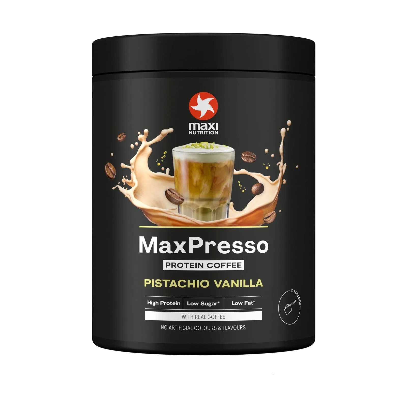 Maxi Nutrition MaxPresso პროტეინის ყავა, ფისტა და ვანილი - Maxi Nutrition | FitShop.ge