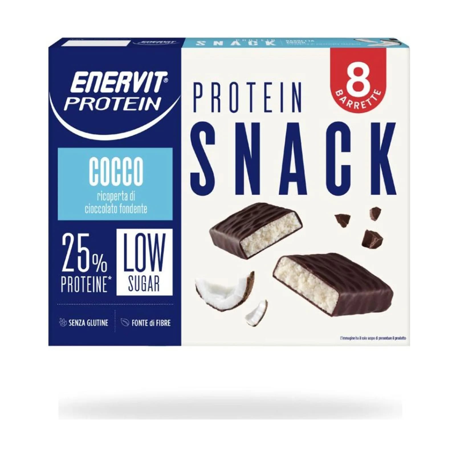 Enervit Protein Snack Low Sugar პროტეინის ბატონი, ქოქოსი - Enervit | FitShop.ge