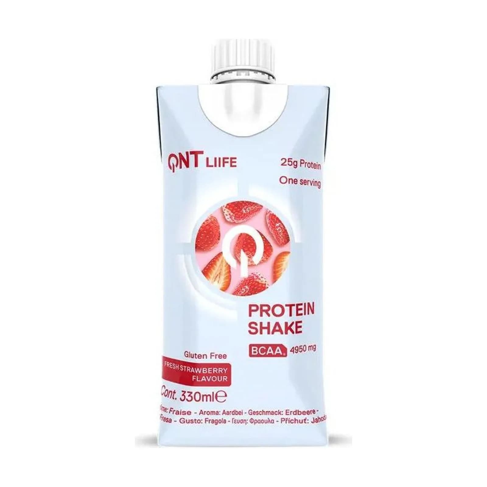 QNT პროტეინის შეიკი, მარწყვი - QNT | FitShop.ge
