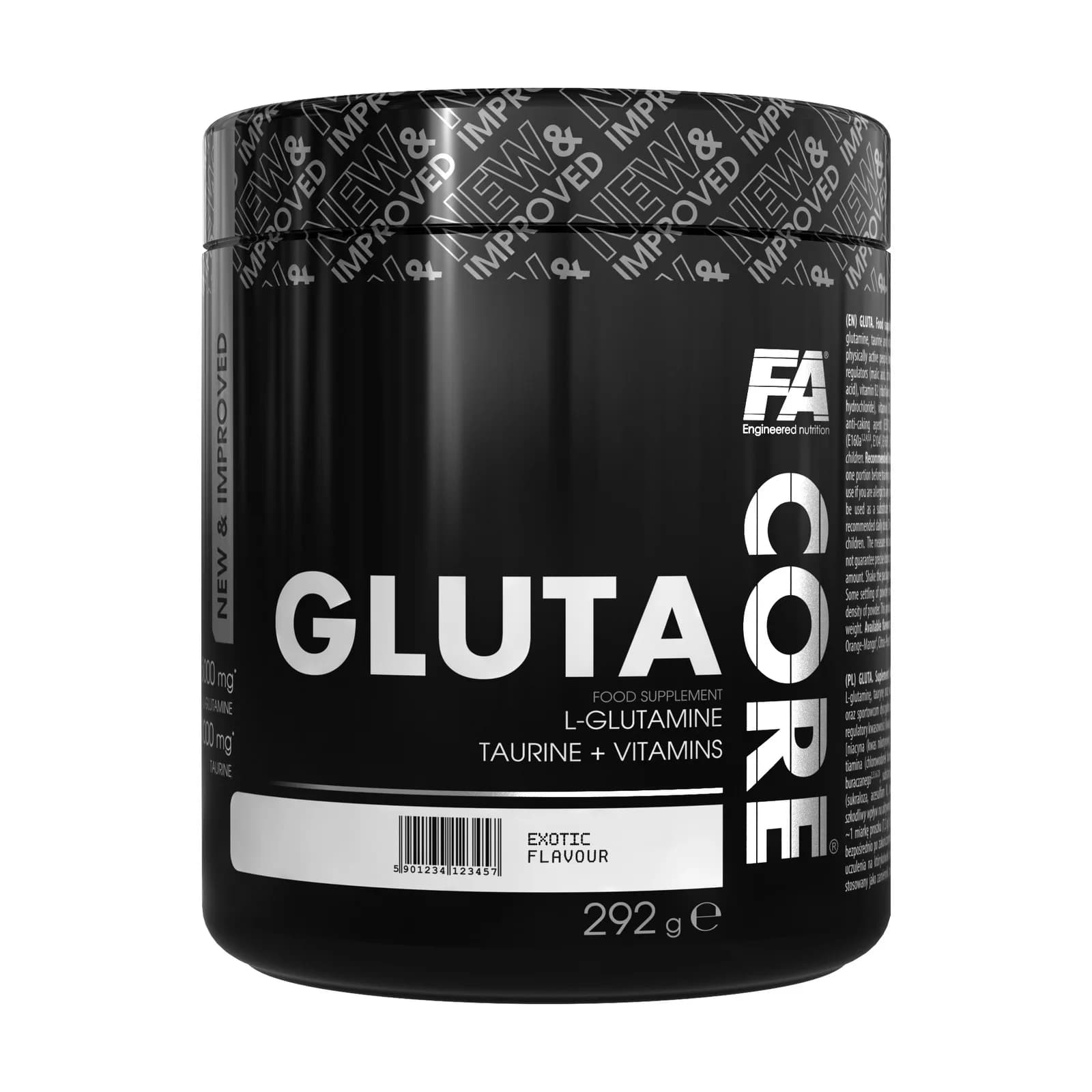 FA Core Gluta გლუტამინი, ეგზოტიკური ხილი, 292 გ - FA Nutrition | FitShop.ge