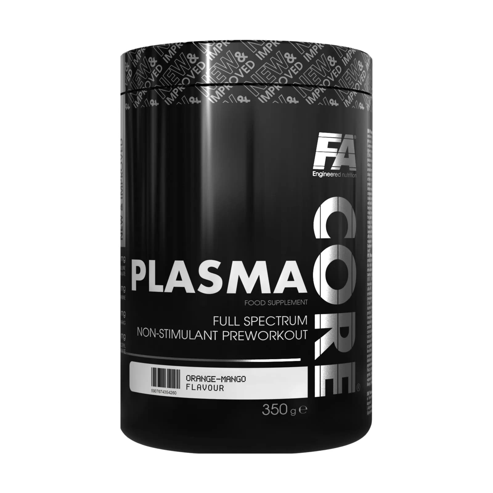 FA Core Plasma ვარჯიშამდელი კომპლექსი, ფორთოხალი და მანგო, 350 გ - FA Nutrition | FitShop.ge