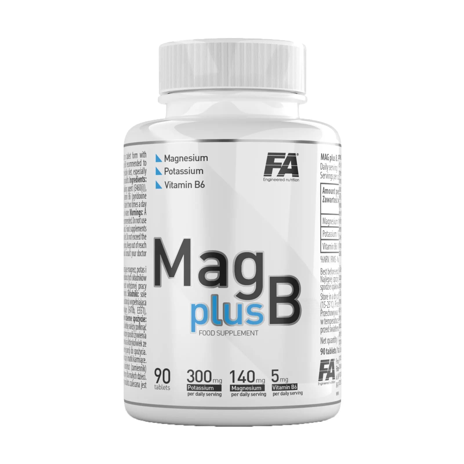 FA Health Line Mag plus B მაგნიუმი, 90 ტაბლეტი - FA Nutrition | FitShop.ge