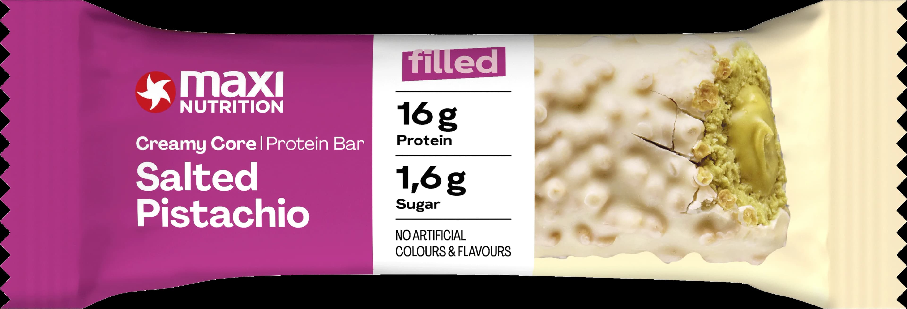 Maxi Nutrition Creamy Core პროტეინის ბატონი, მარილიანი ფისტა, Maxi Nutrition