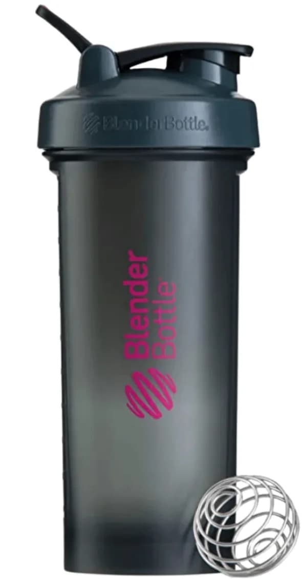 BlenderBottle Pro45 შეიკერი, ნაცრისფერი და ვარდისფერი, 1.3 ლ, BlenderBottle