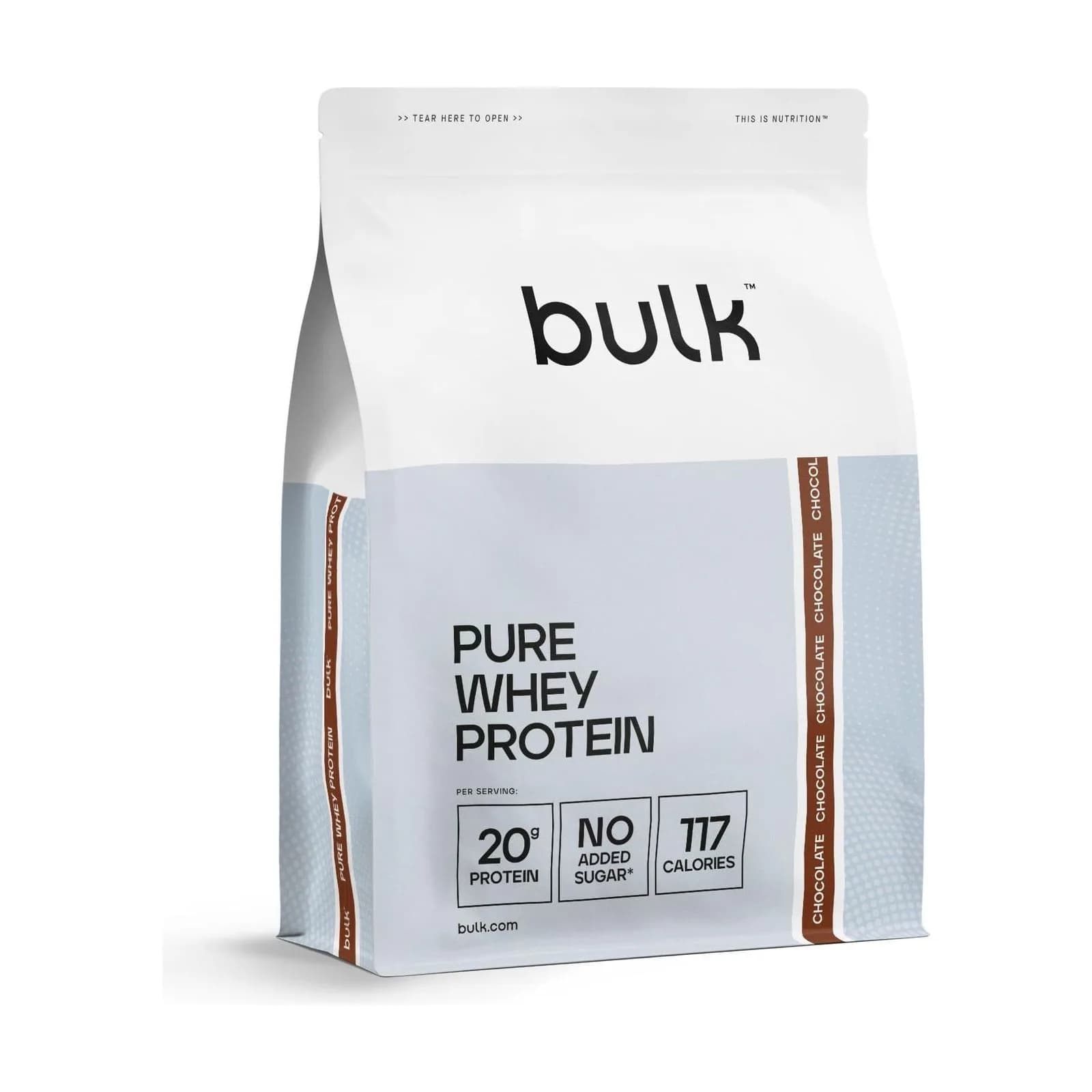 Bulk Pure ვეი პროტეინი, შოკოლადი, 450 გ, Bulk